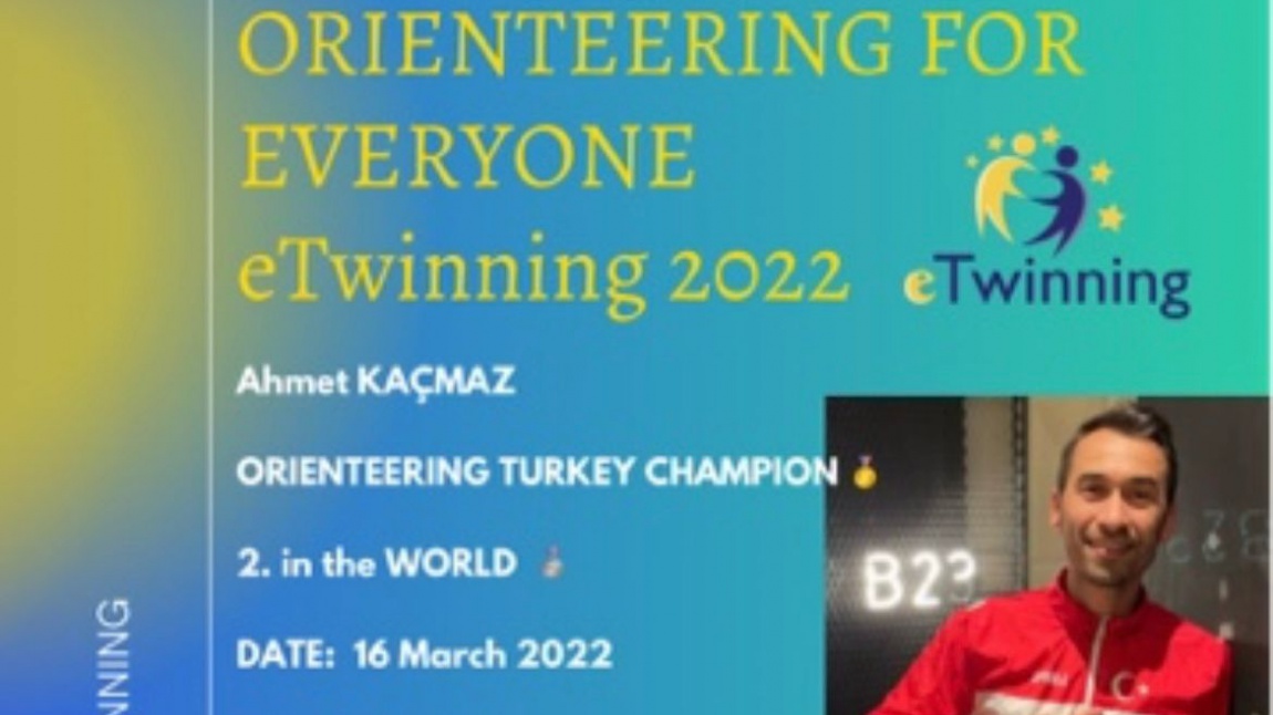 E-twinning Projesi-Türkiye Oryantring Şampiyonu İle Zoom Toplantısı